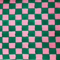 Sanganeri Hand Block Print Cotton Fabric – Green And Pink Floral Print