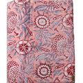 Sanganeri Hand Block Print Cotton Fabric – Baby Pink Floral Print