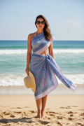 Bagru Block Print Cotton Sarong, Beach Wrap, Pareo