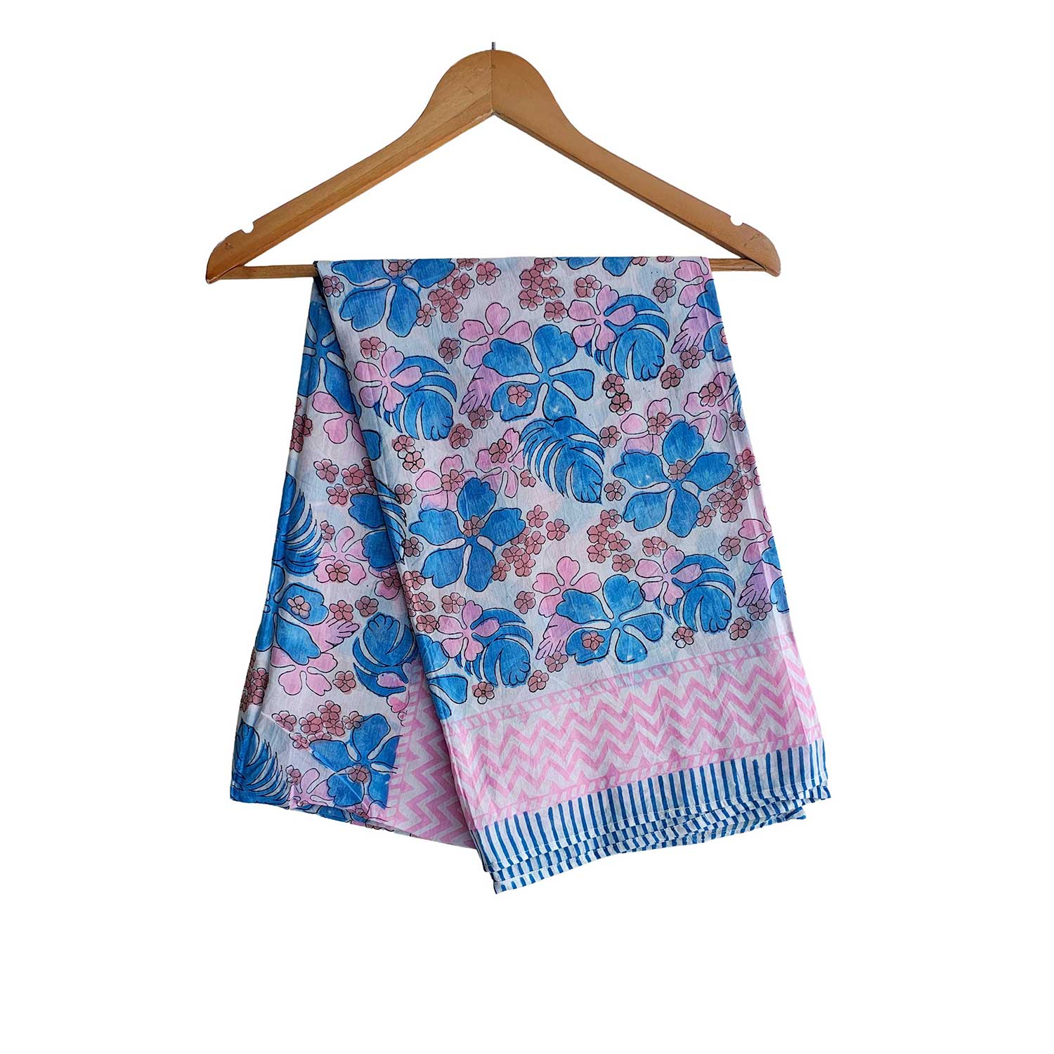 Bagru Block Print Cotton Sarong, Beach Wrap, Pareo