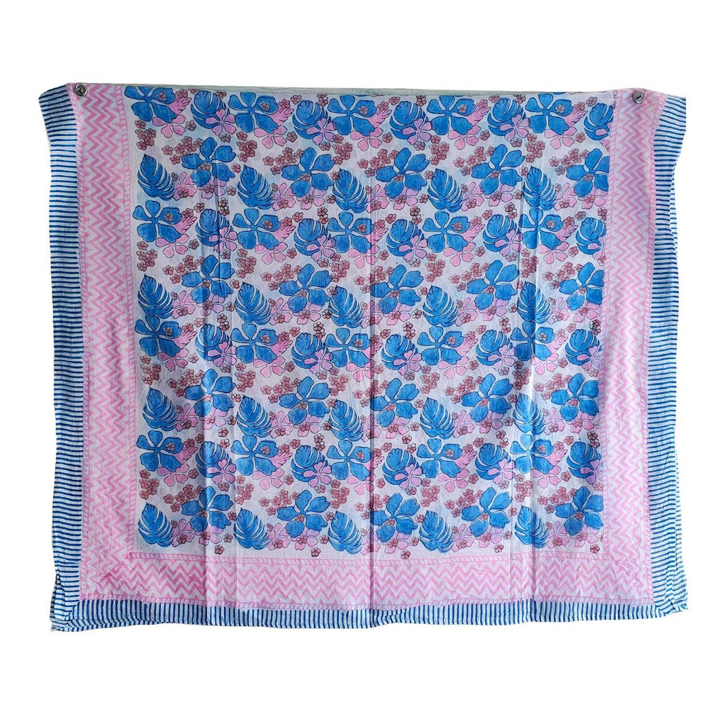 Bagru Block Print Cotton Sarong, Beach Wrap, Pareo