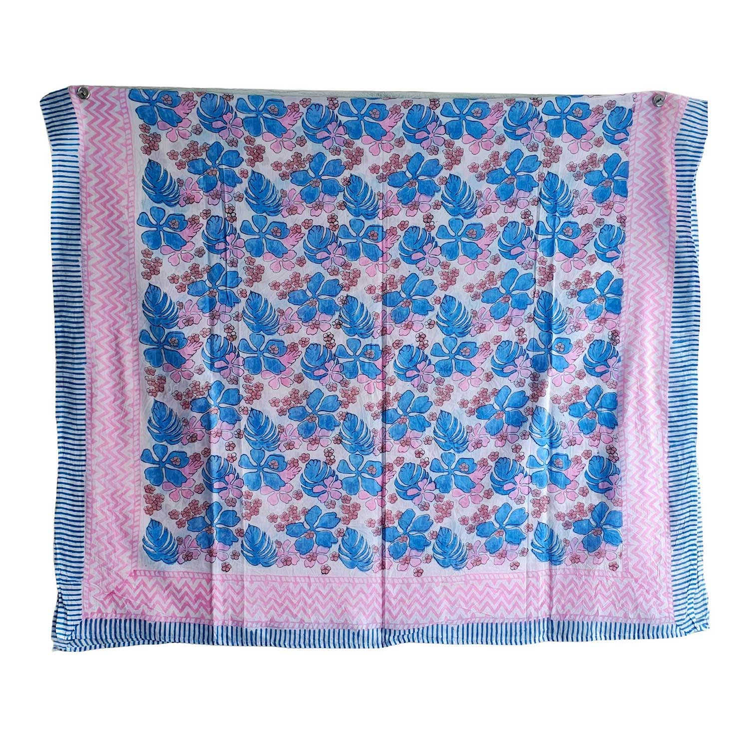Bagru Block Print Cotton Sarong, Beach Wrap, Pareo