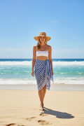 Bagru Block Print Cotton Sarong, Beach Wrap, Pareo
