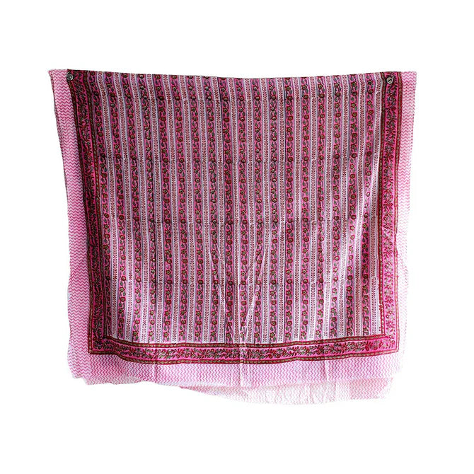 Bagru Block Print Cotton Sarong, Beach Wrap, Pareo