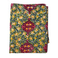 Handmade Bagru Print Textile – Green And Maroon Floral Cotton Material