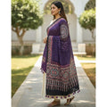 Kutch Bandhani Tie-Dye Pure Silk  Bandhani  Ajrakh Block Printing Dupatta With Zari: An Artistic Fusion of Heritage and Style