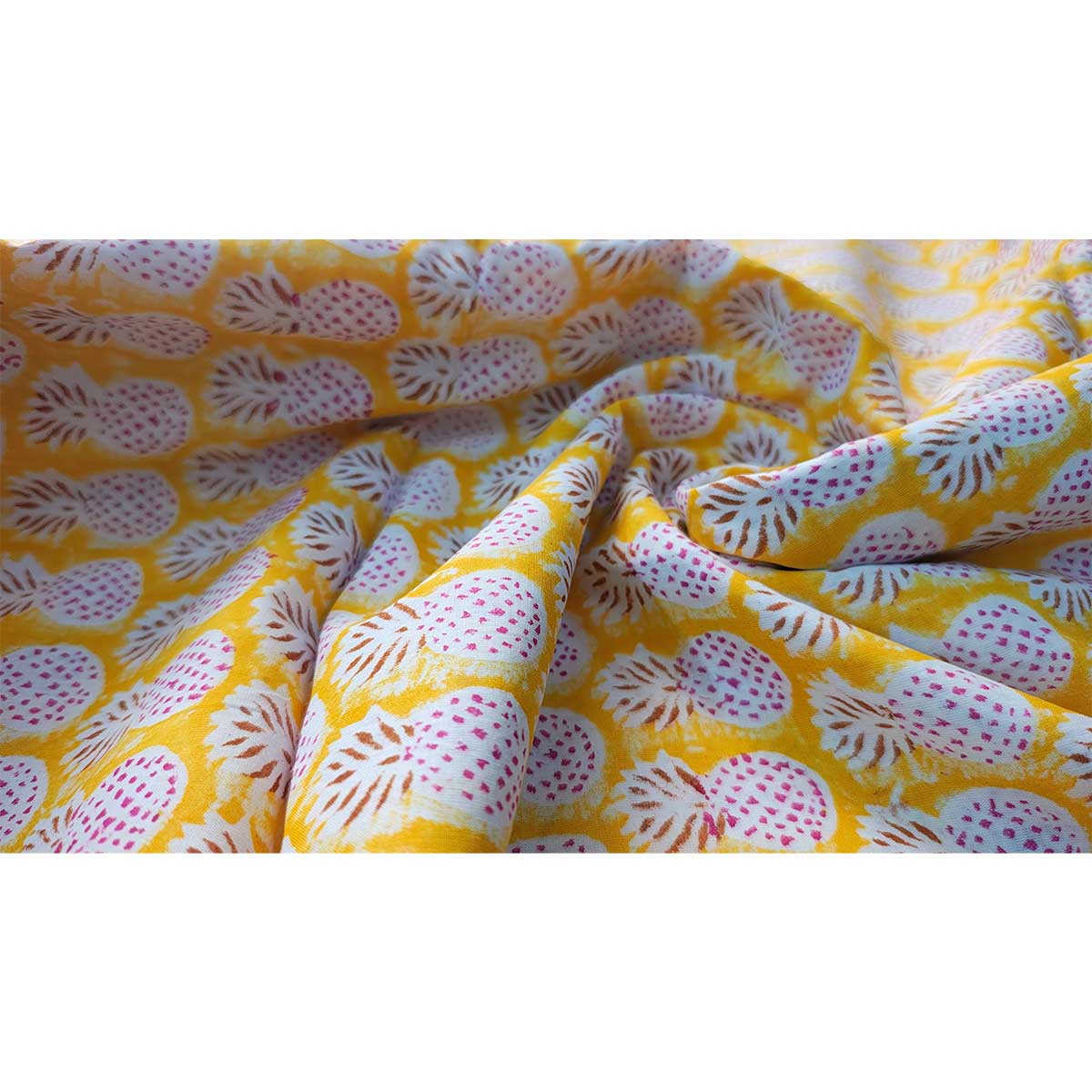 Bagru Block Print Pure Cotton Printed Fabric Material