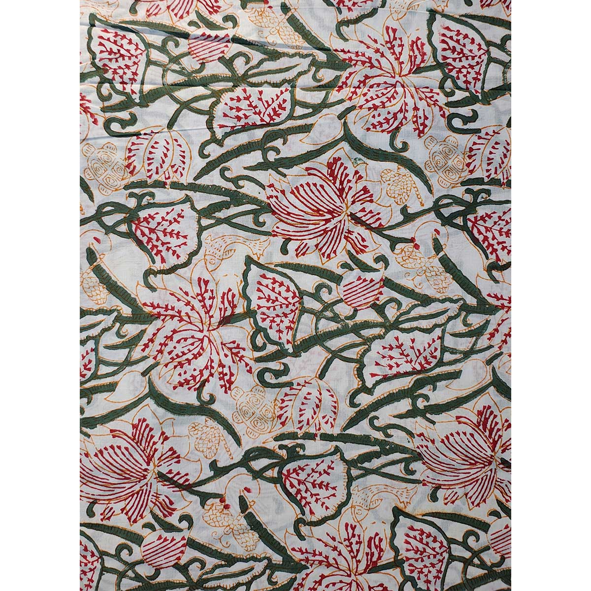 Bagru Block Print Pure Cotton Printed Fabric Material