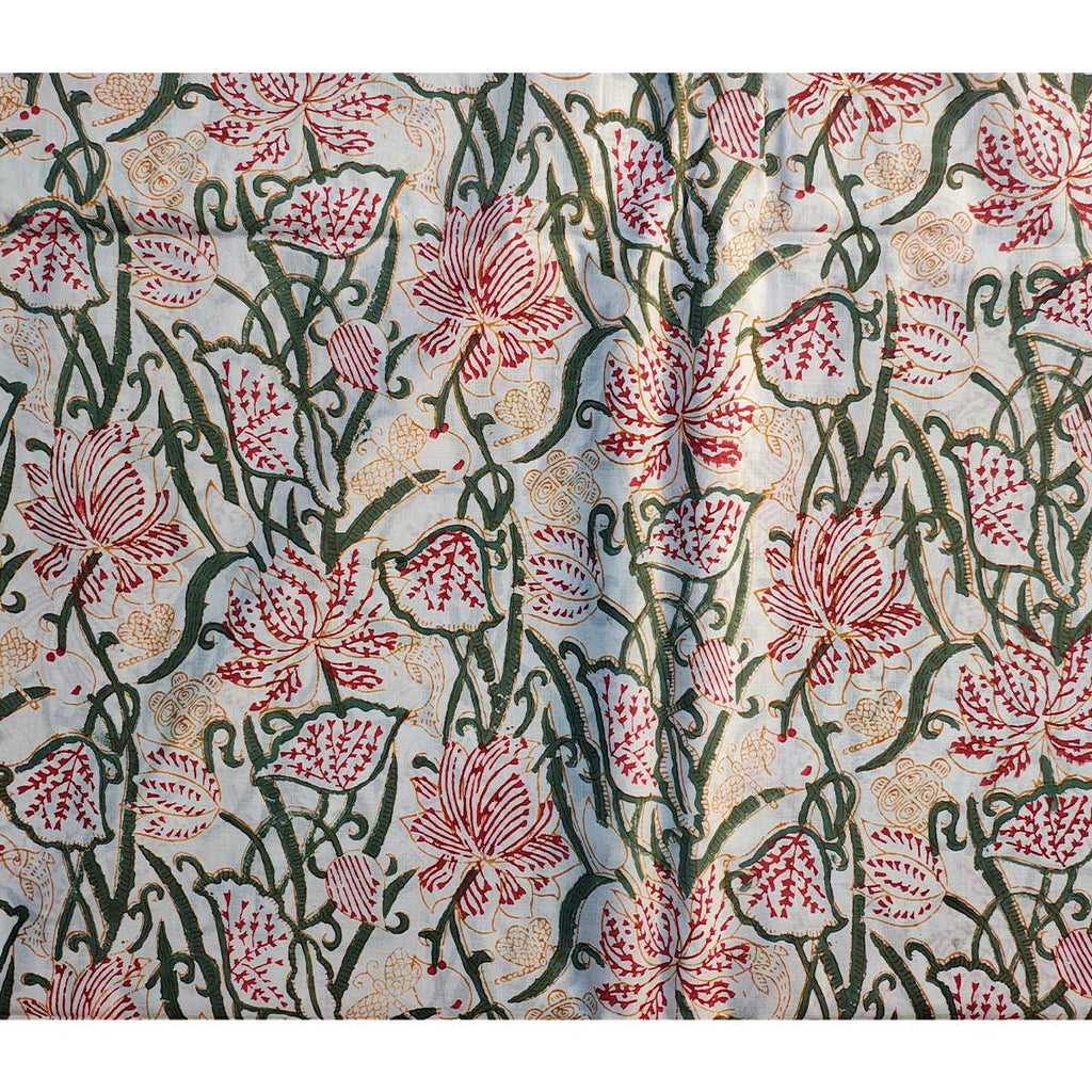 Bagru Block Print Pure Cotton Printed Fabric Material