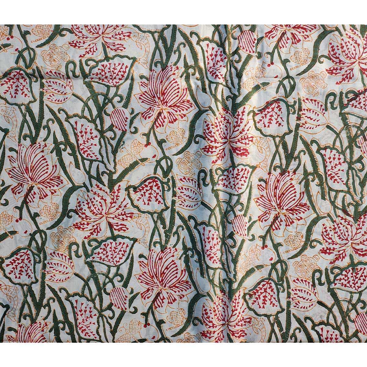 Bagru Block Print Pure Cotton Printed Fabric Material