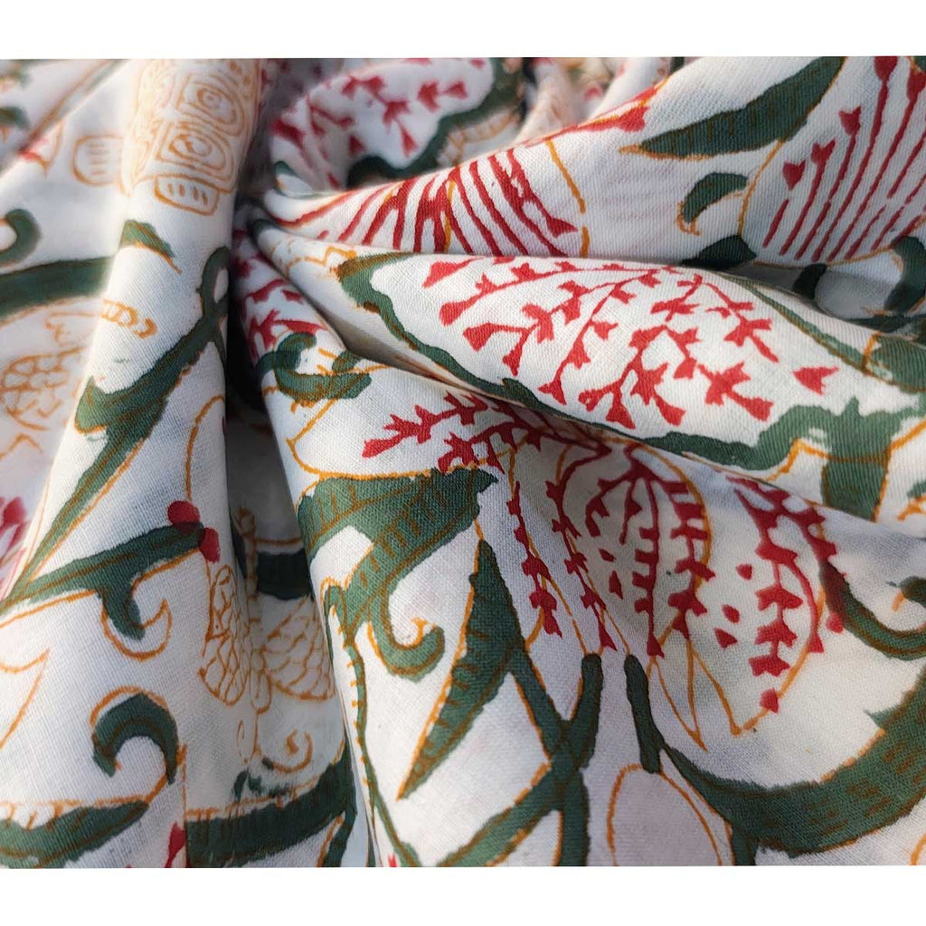 Bagru Block Print Pure Cotton Printed Fabric Material