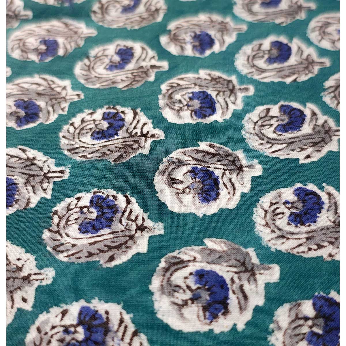 Bagru Block Print Pure Cotton Printed Fabric Material