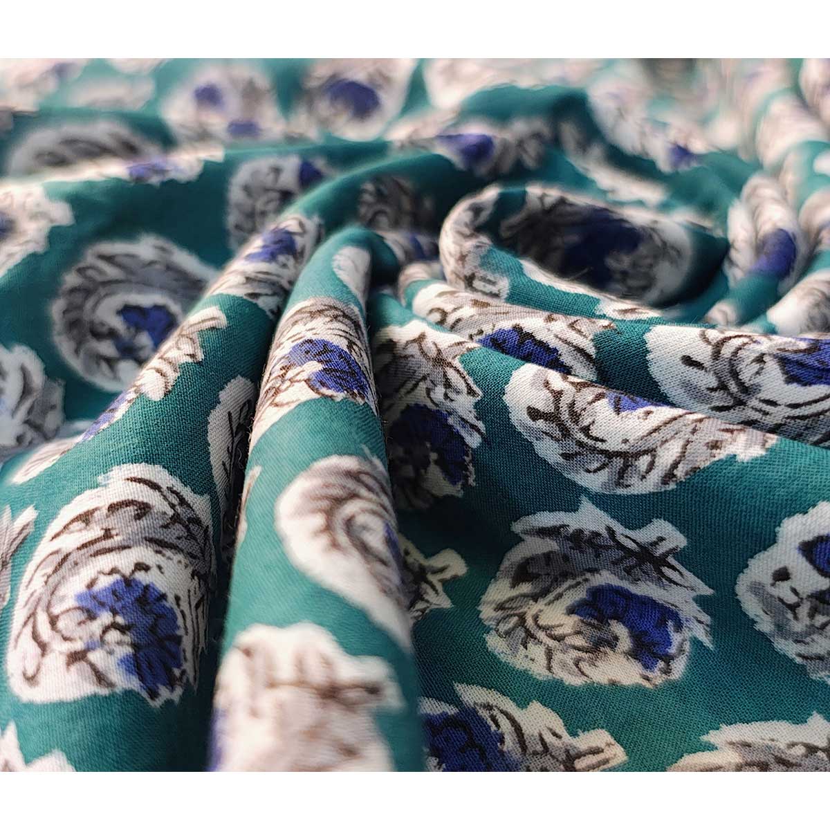 Bagru Block Print Pure Cotton Printed Fabric Material