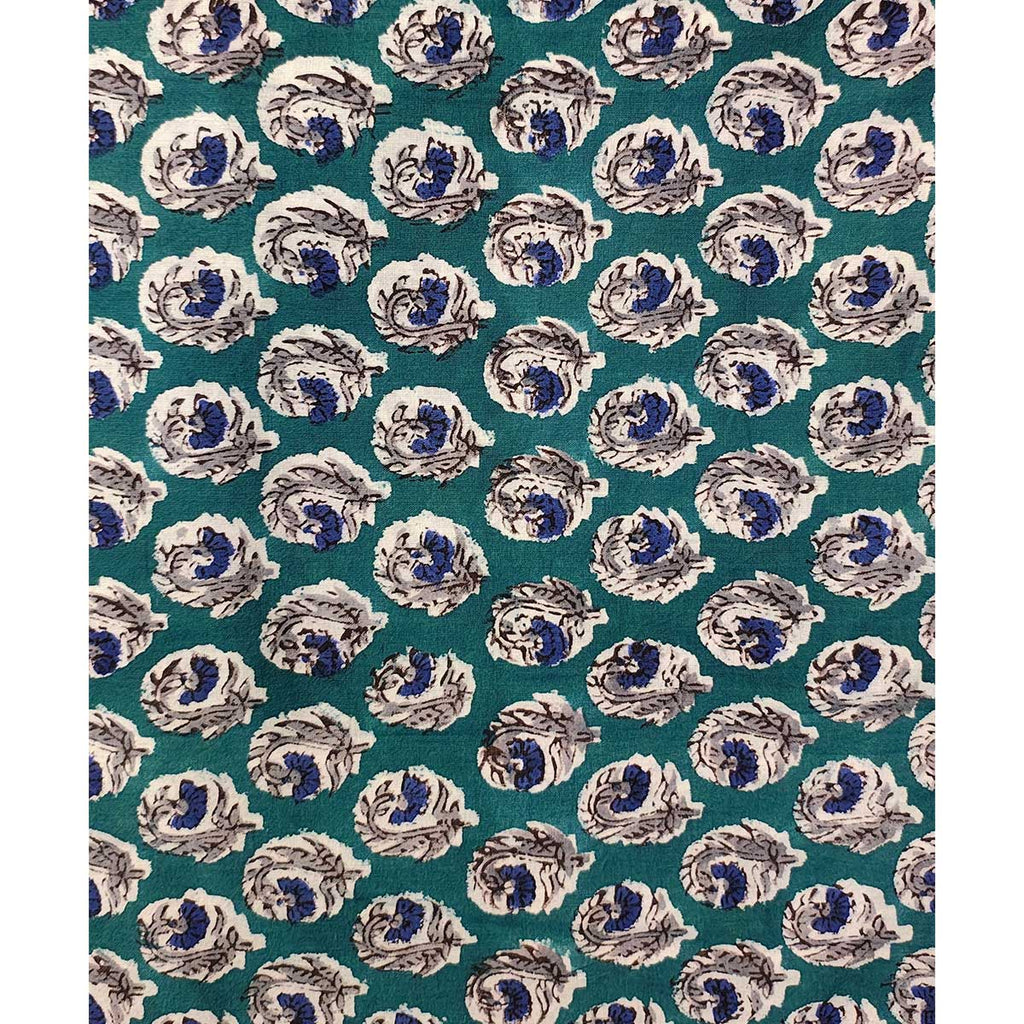 Bagru Block Print Pure Cotton Printed Fabric Material