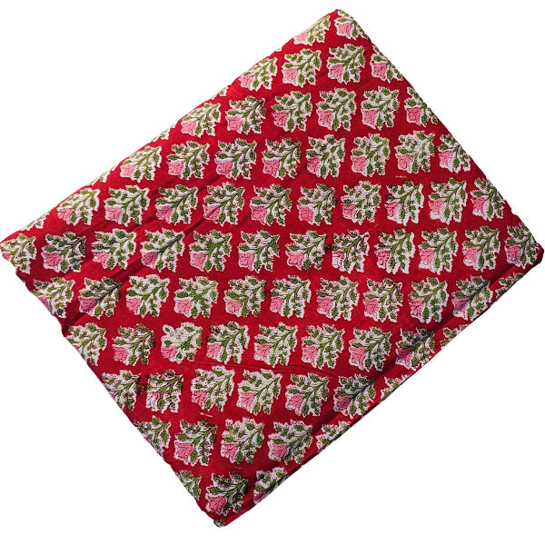 Bagru Block Print Pure Cotton Printed Fabric Material