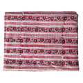Sanganeri Hand Block Print Cotton Fabric – Pink Floral Stripe