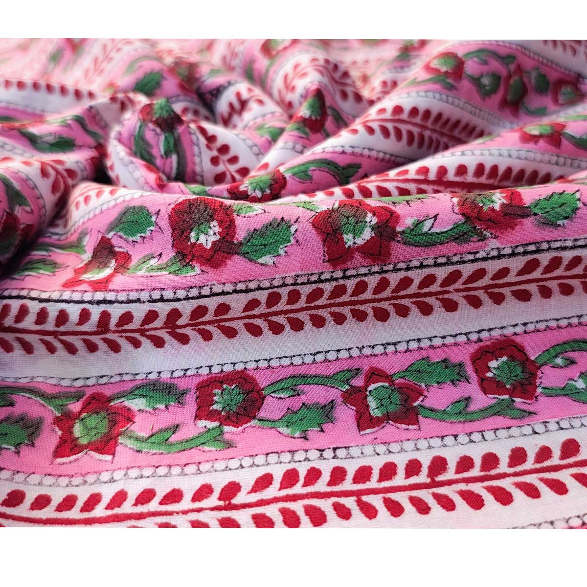 Bagru Block Print Pure Cotton Printed Fabric Material