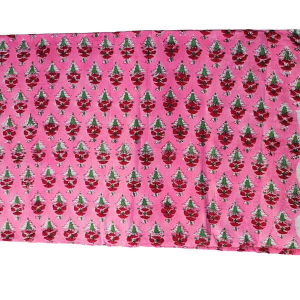 Bagru Block Print Pure Cotton Printed Fabric Material