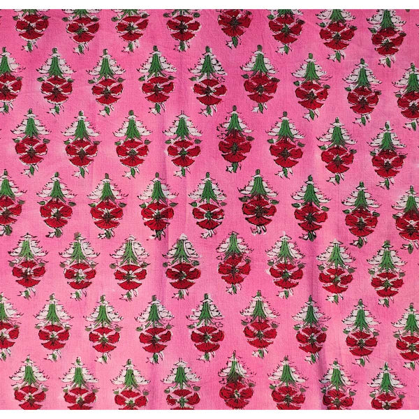 Bagru Block Print Pure Cotton Printed Fabric Material