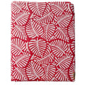 Handmade Bagru Print Textile – Red Leaf Print Cotton Material