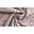 Handmade Bagru Print Textile – Pink Floral Print Cotton Material