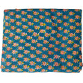 Sanganeri Hand Block Print Cotton Fabric – Green Floral Print