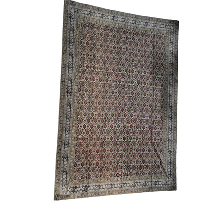 Kalamkari White and Yellow Color - Single Bed Bedsheet (60x90 Inches)