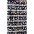 Handmade Bagru Print Textile –  Blue Floral Print Cotton Material