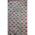 Handmade Bagru Print Textile –  Sky blue Floral Print Cotton Material