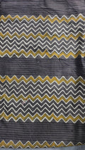 Handmade Bagru Print Textile –  Brown color Floral Print Cotton Material