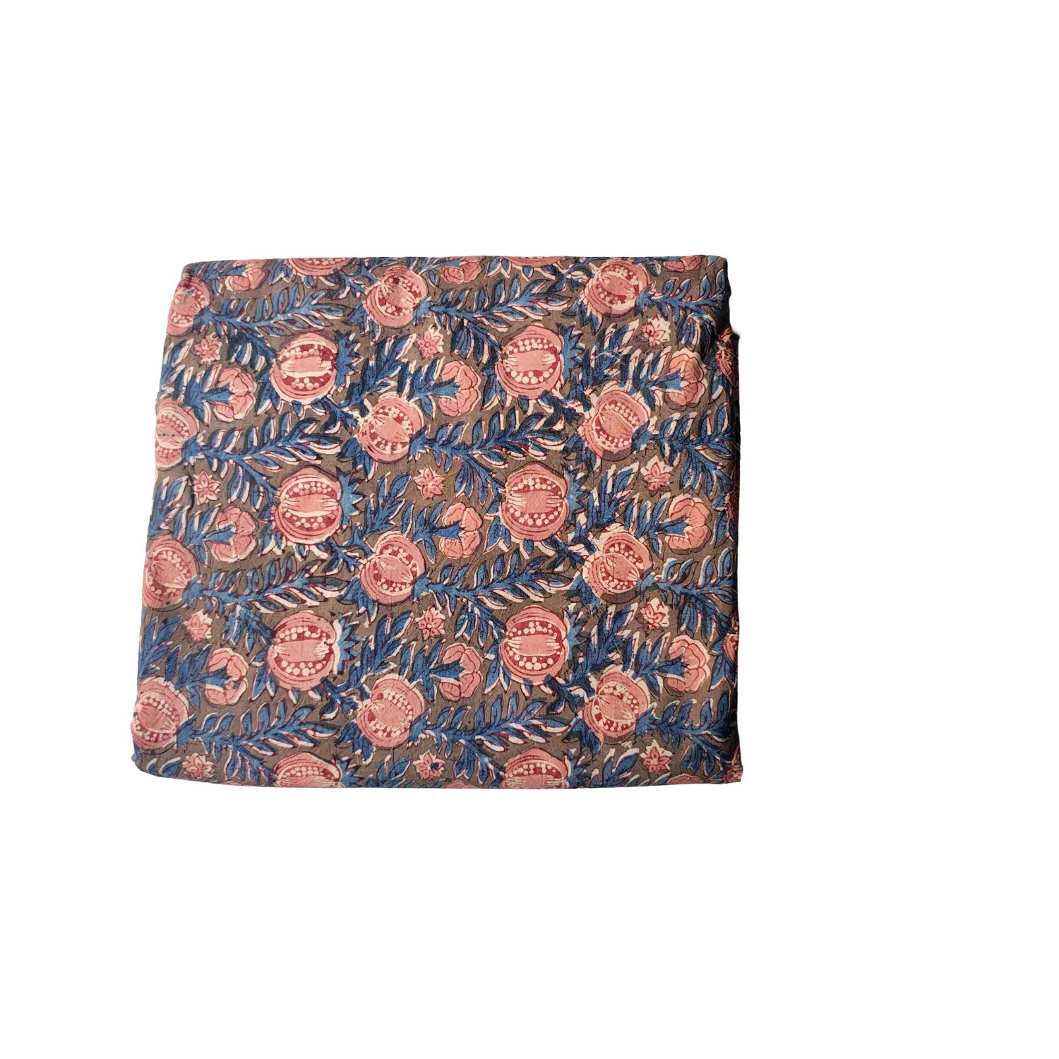 Handblock Floral Printed Kalamkari Fabric