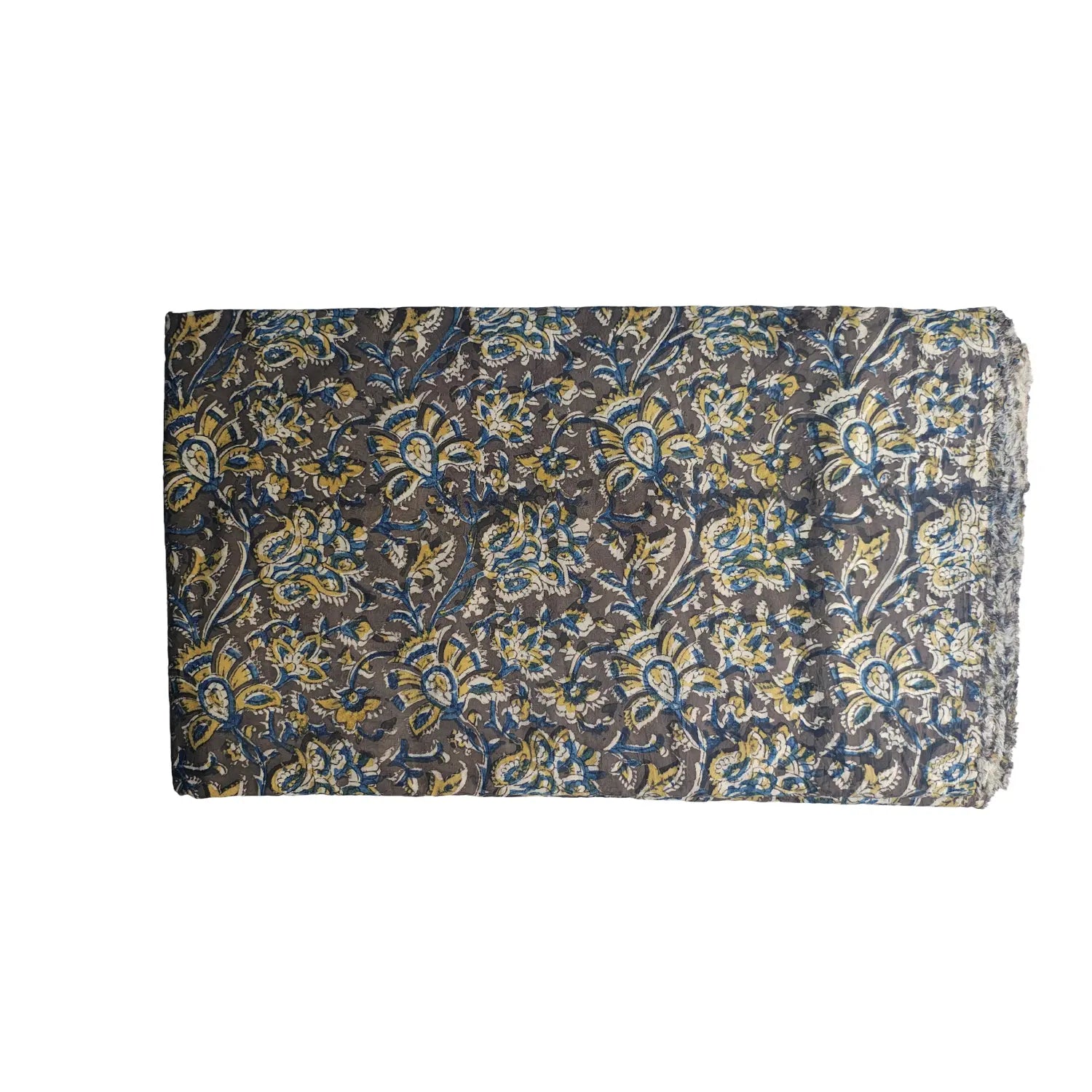 Handblock Floral Printed Kalamkari Fabric