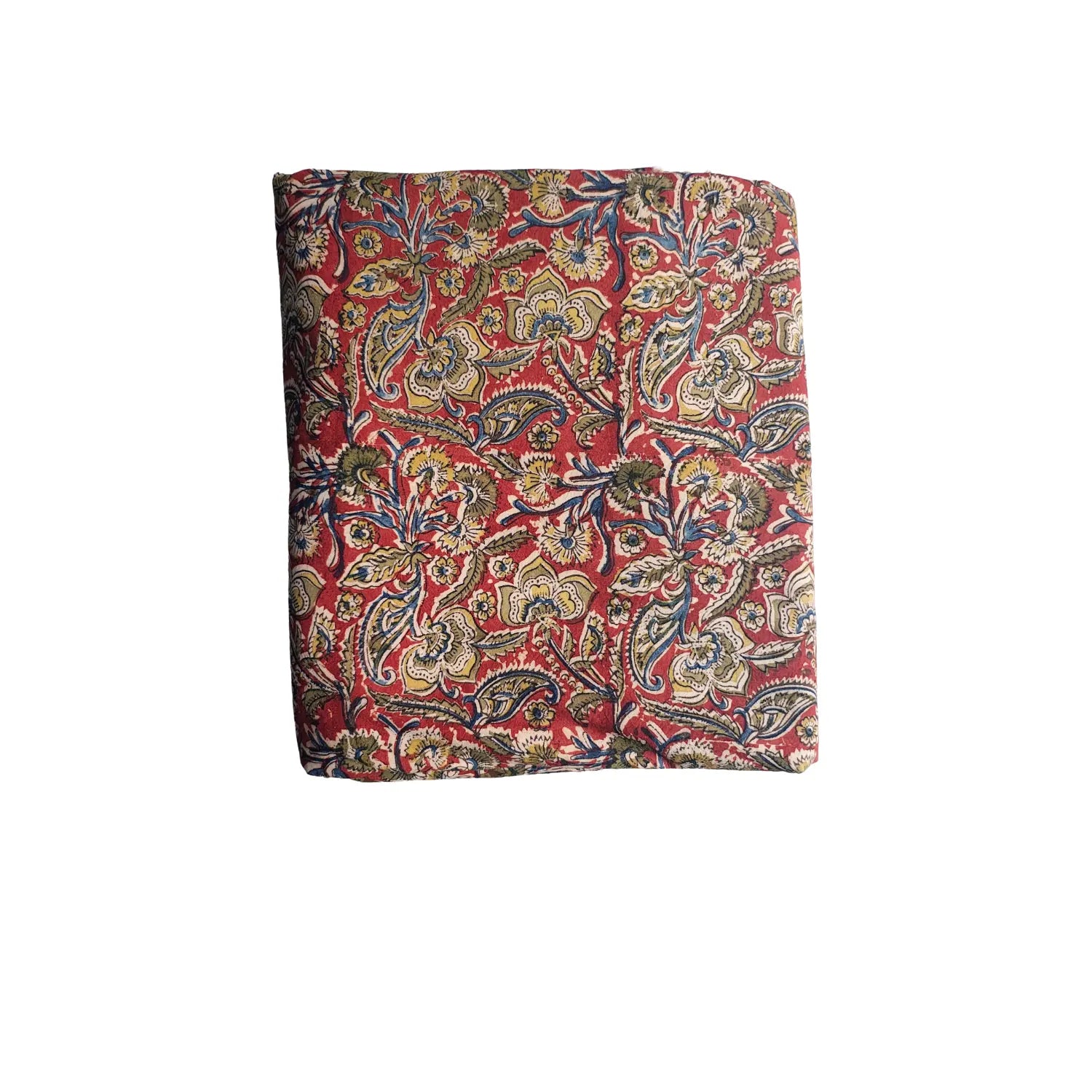 Handblock Floral Printed Kalamkari Fabric