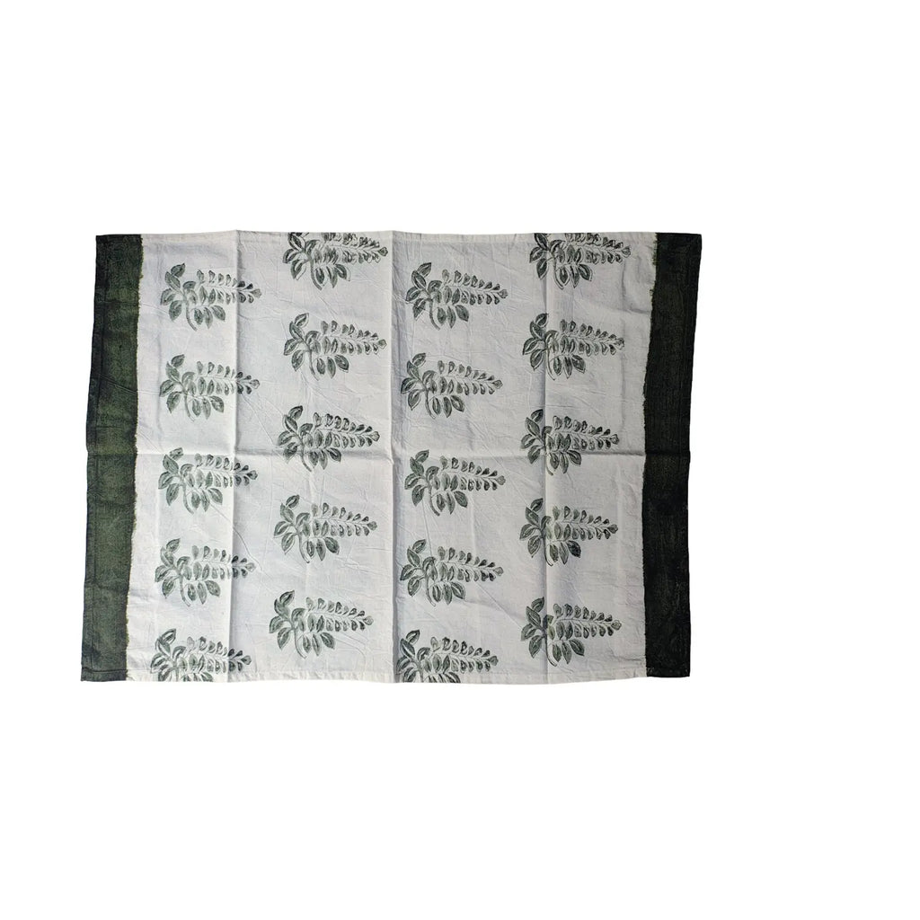 Handblock Floral Printed Kalamkari Hand towels Set of 3
