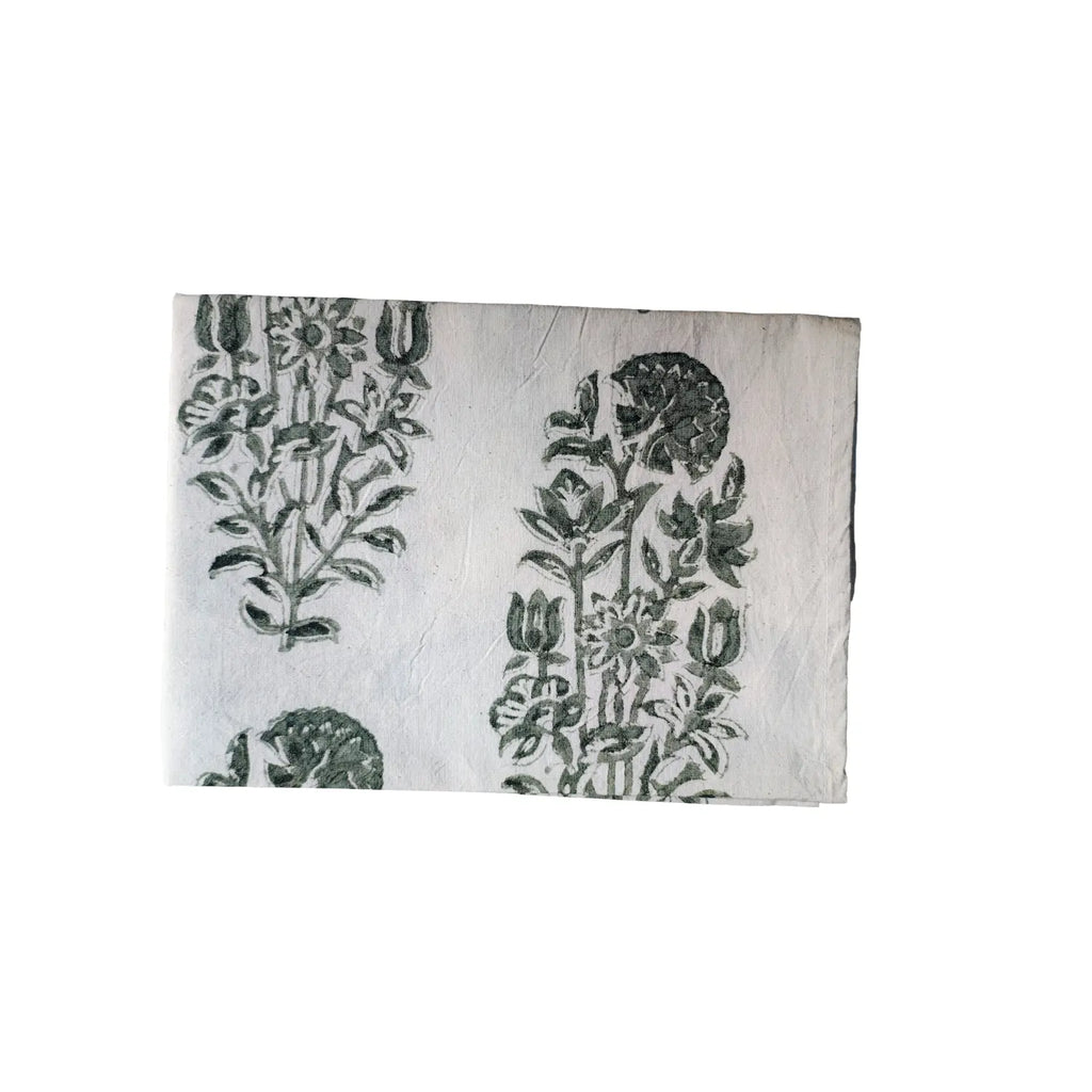 Handblock Floral Printed Kalamkari Hand towels Set of 3