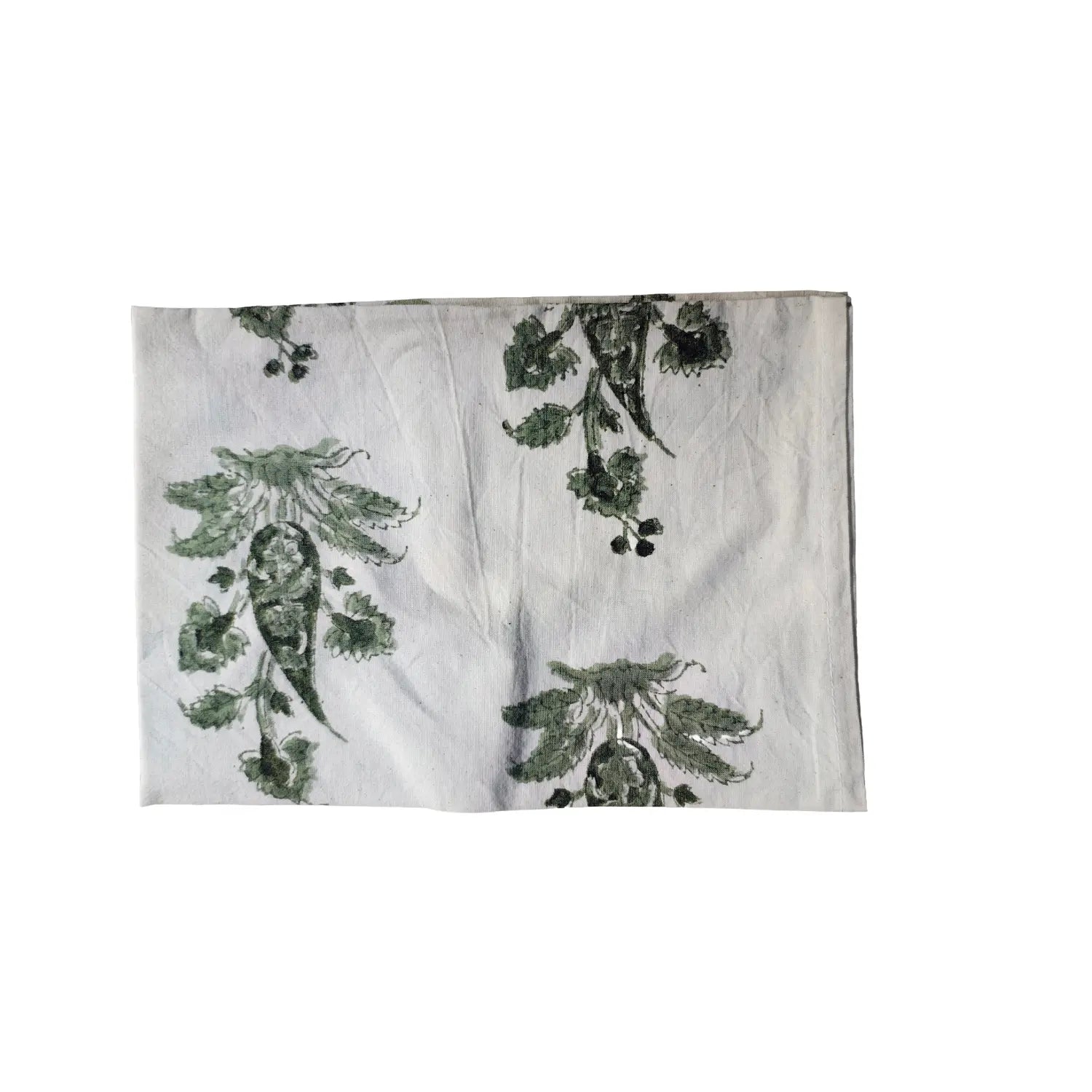 Handblock Floral Printed Kalamkari Hand towels Set of 3