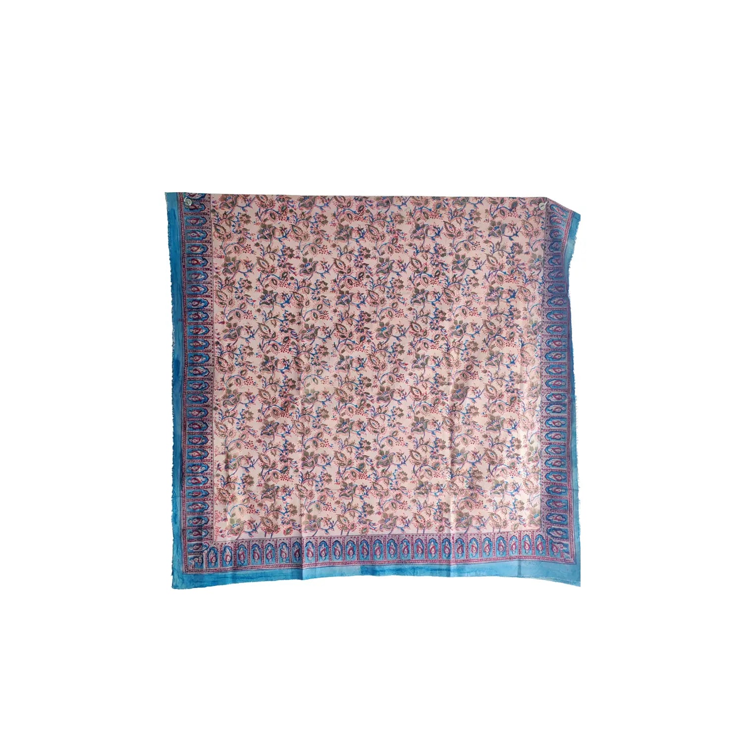 Hand Block Printed Kalamkari Cotton dupatta