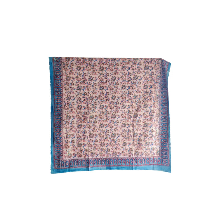 Hand Block Printed Kalamkari Cotton dupatta