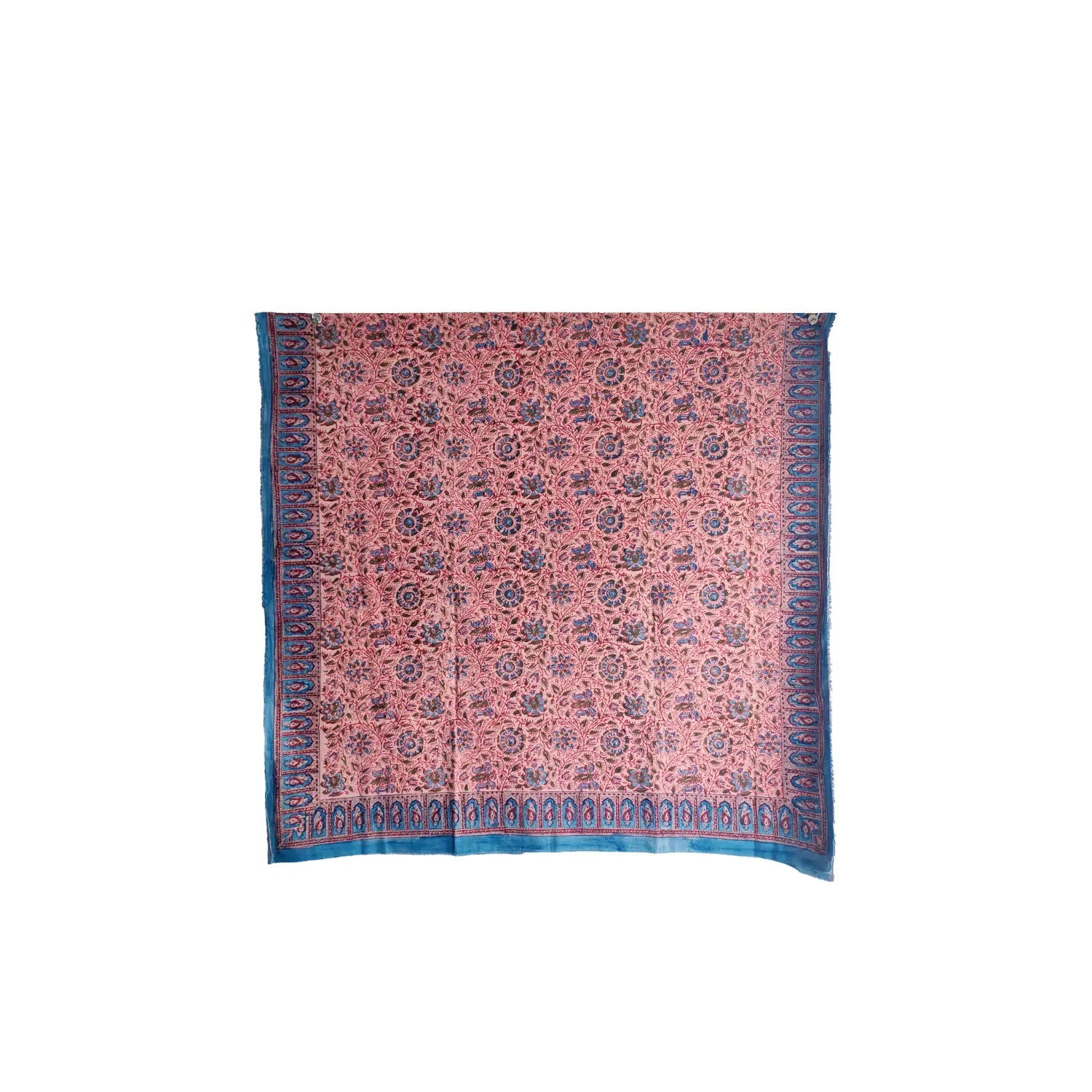 Hand Block Printed Kalamkari Cotton dupatta
