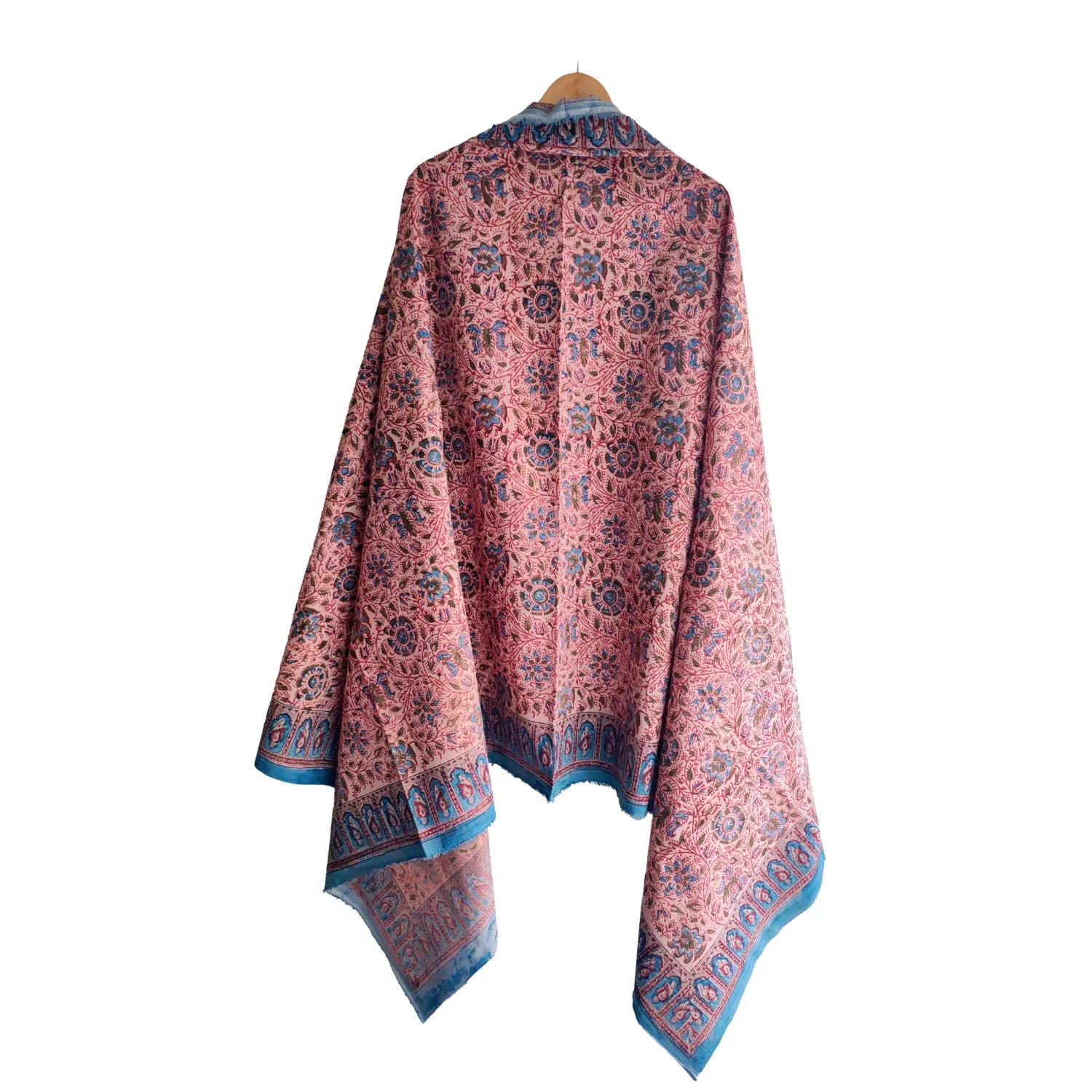 Hand Block Printed Kalamkari Cotton dupatta