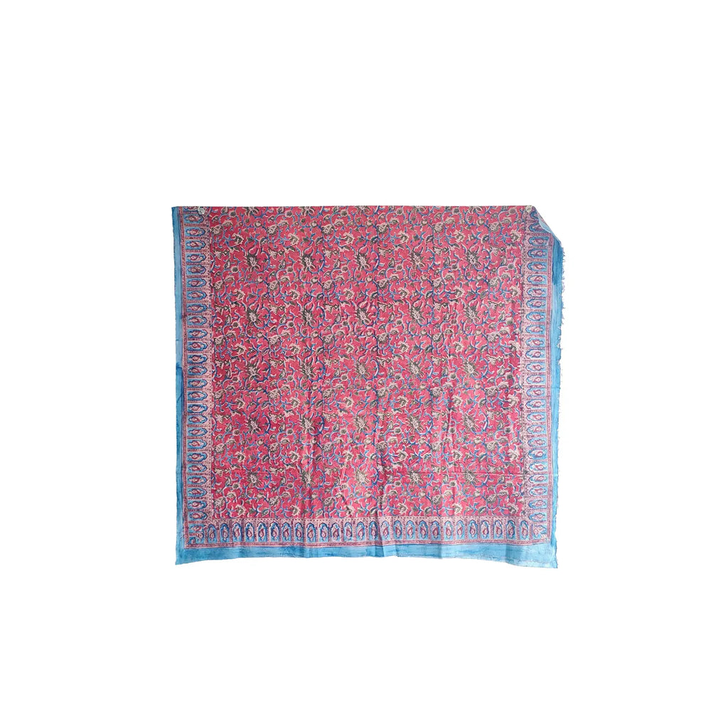 Hand Block Printed Kalamkari Cotton dupatta