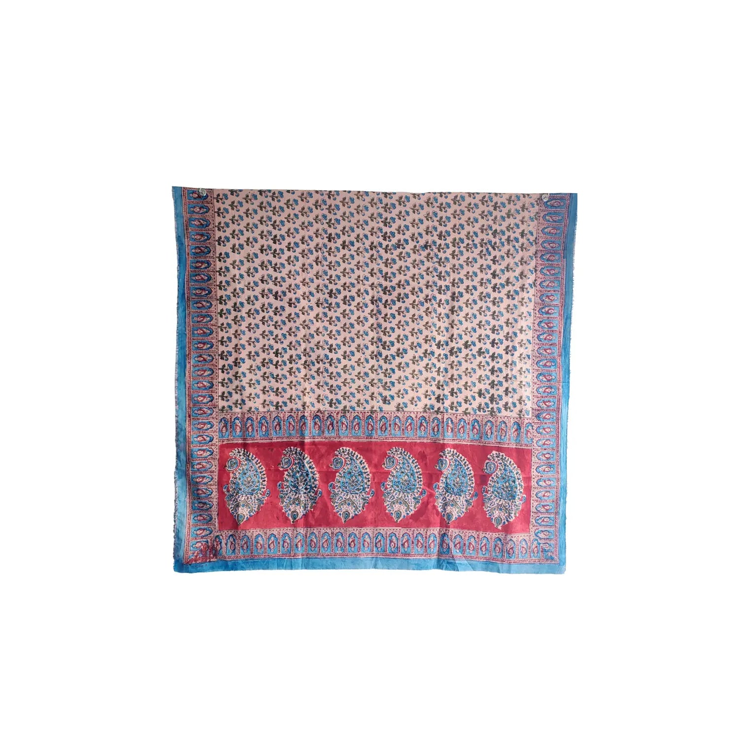Hand Block Printed Kalamkari Cotton dupatta