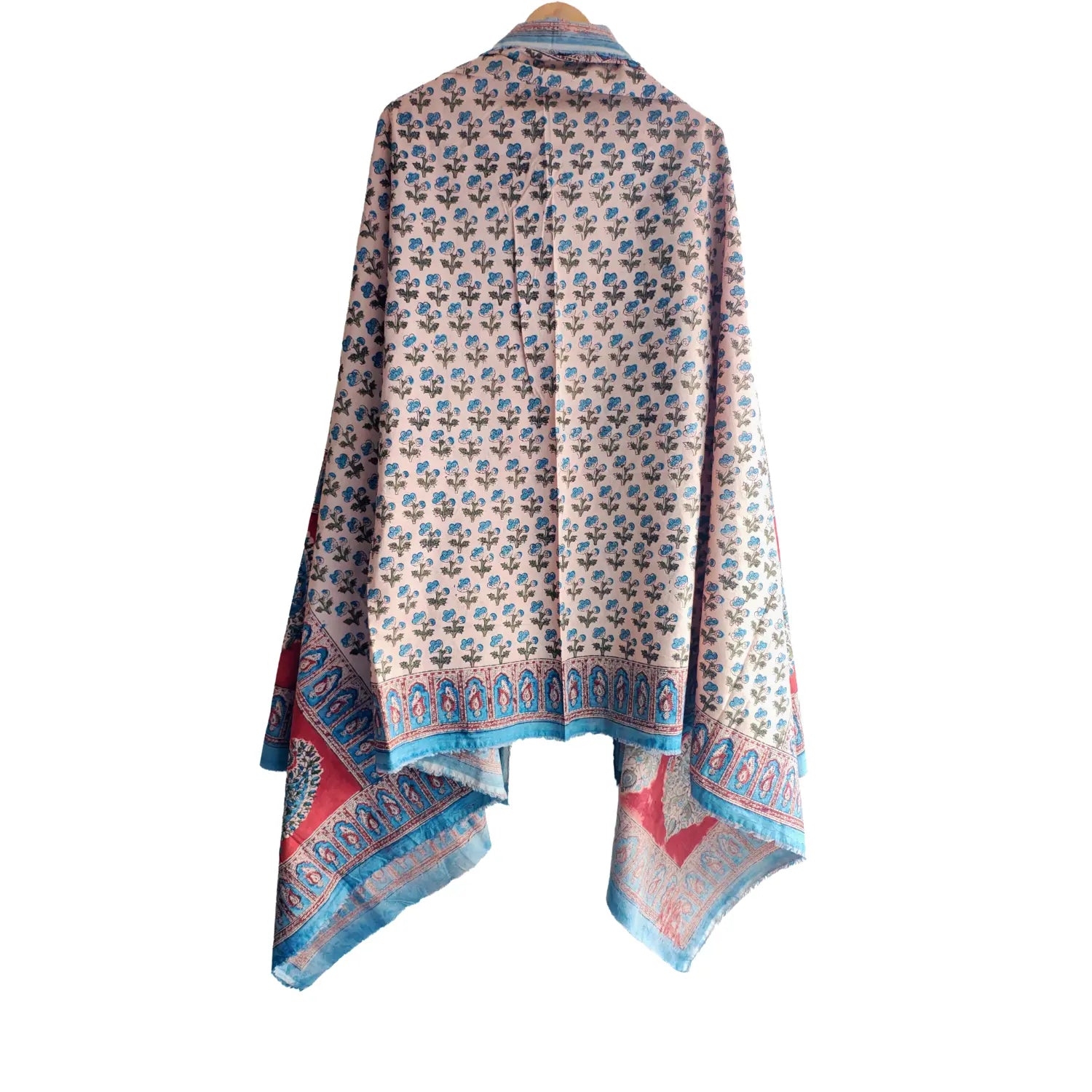 Hand Block Printed Kalamkari Cotton dupatta