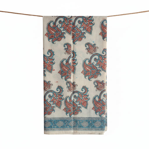 Hand Block Printed Kalamkari Cotton dupatta