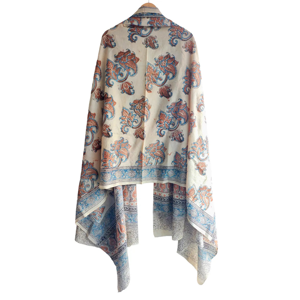 Hand Block Printed Kalamkari Cotton dupatta