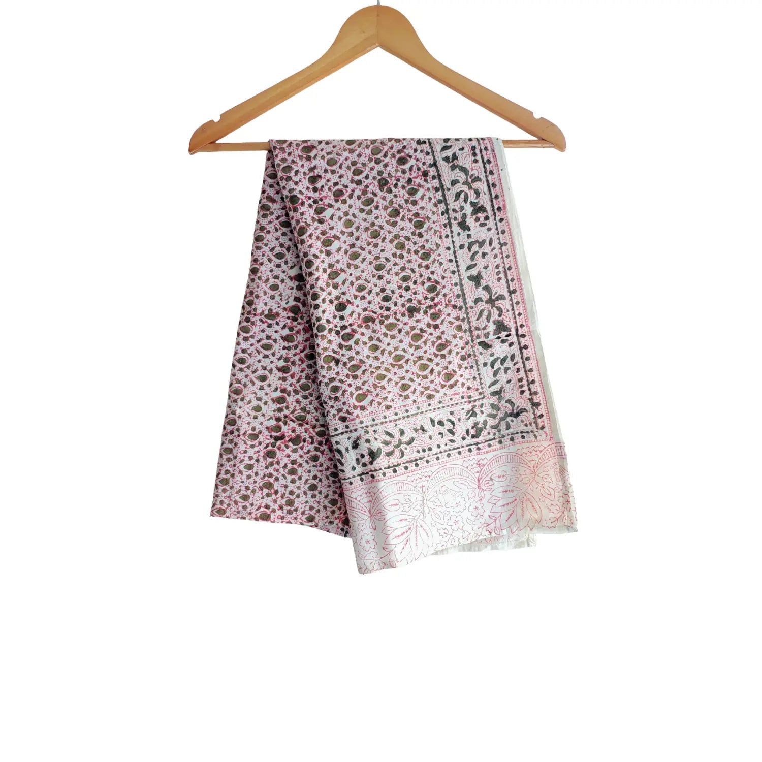 Hand Block Printed Kalamkari Cotton stole