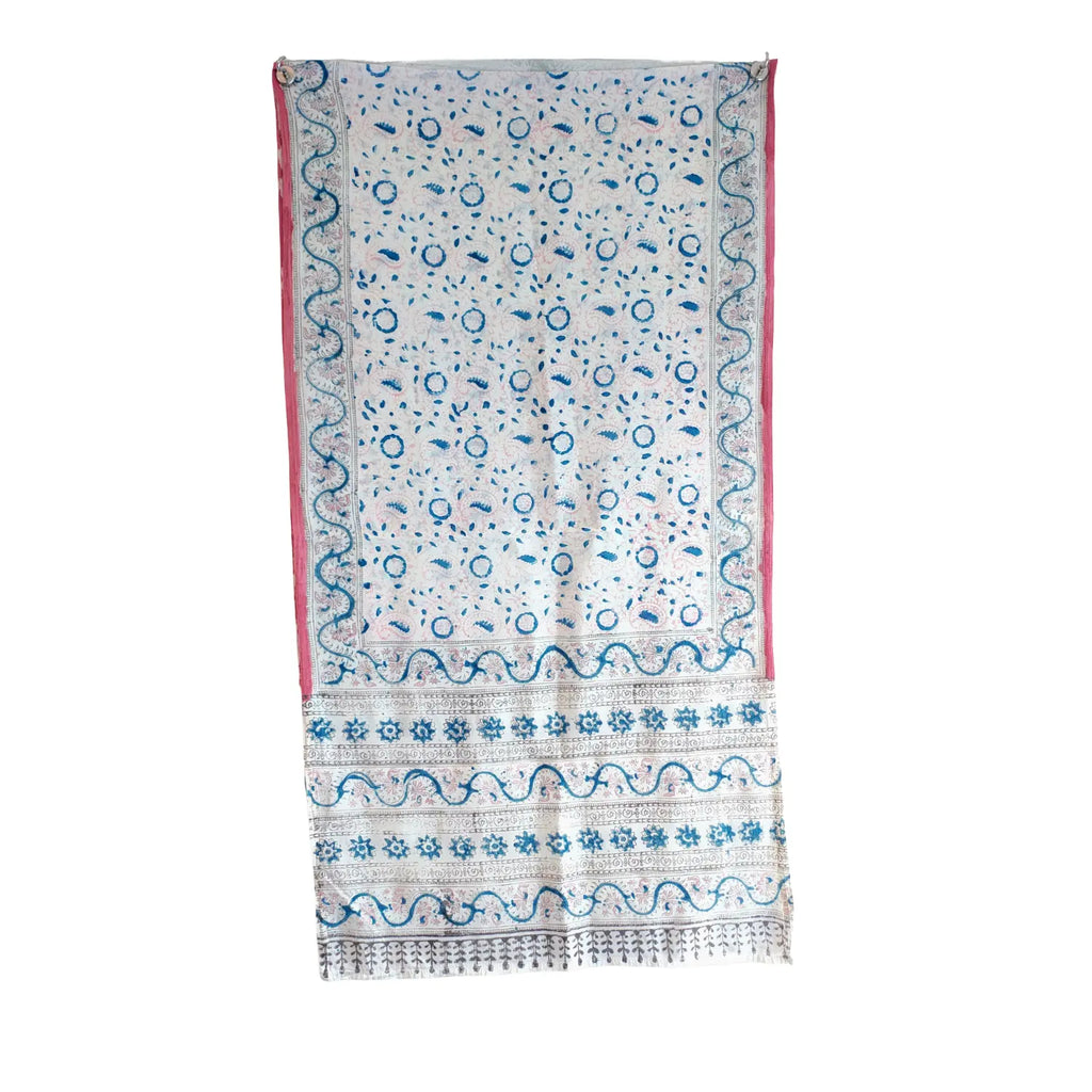 Hand Block Printed Kalamkari Cotton stole