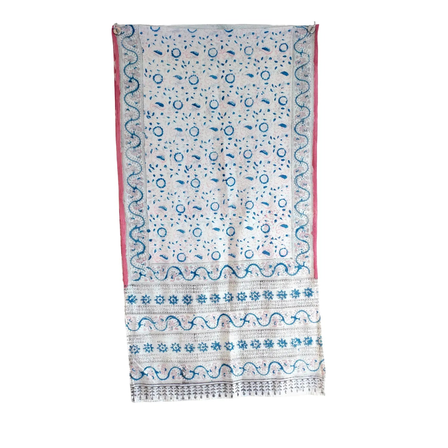 Hand Block Printed Kalamkari Cotton stole