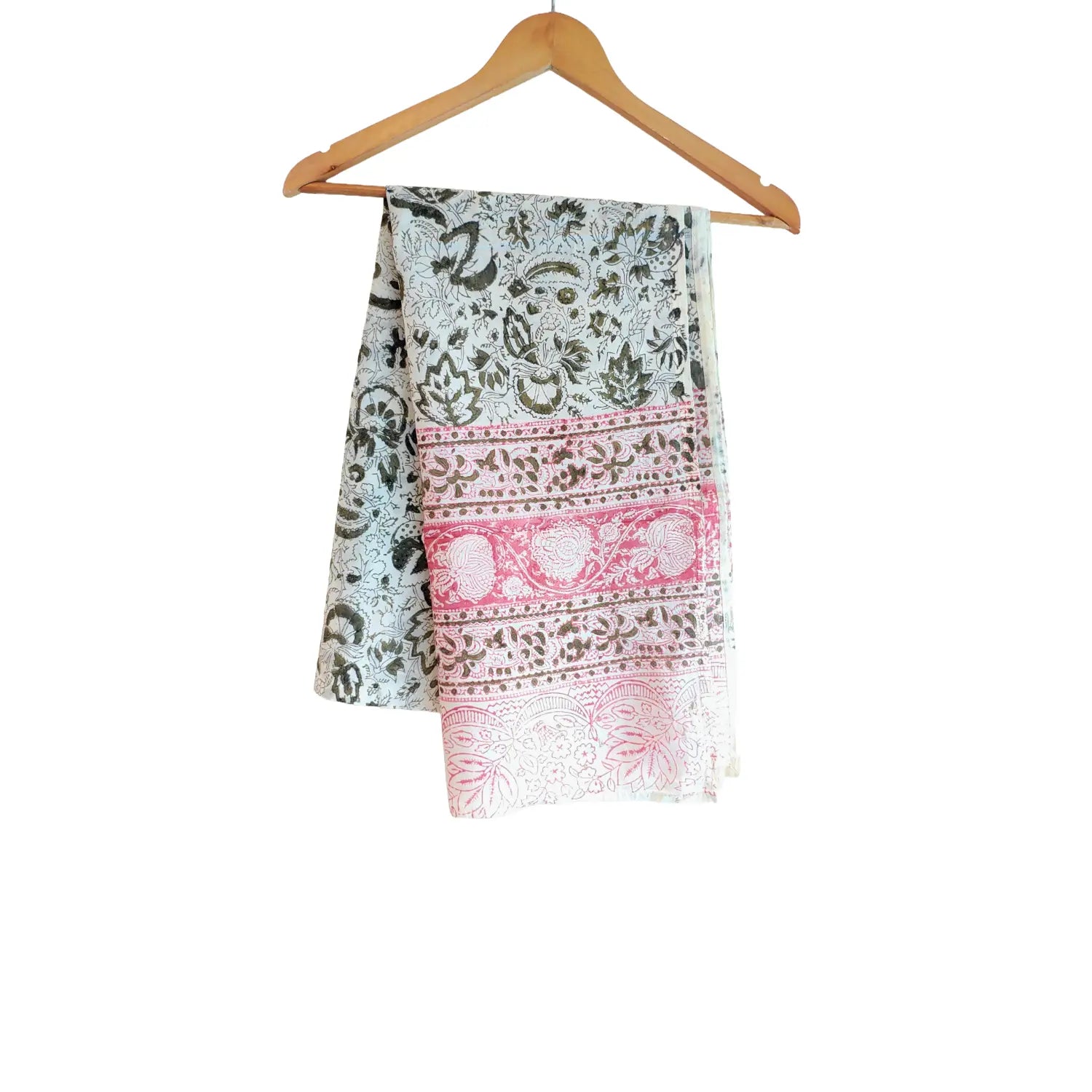 Hand Block Printed Kalamkari Cotton stole