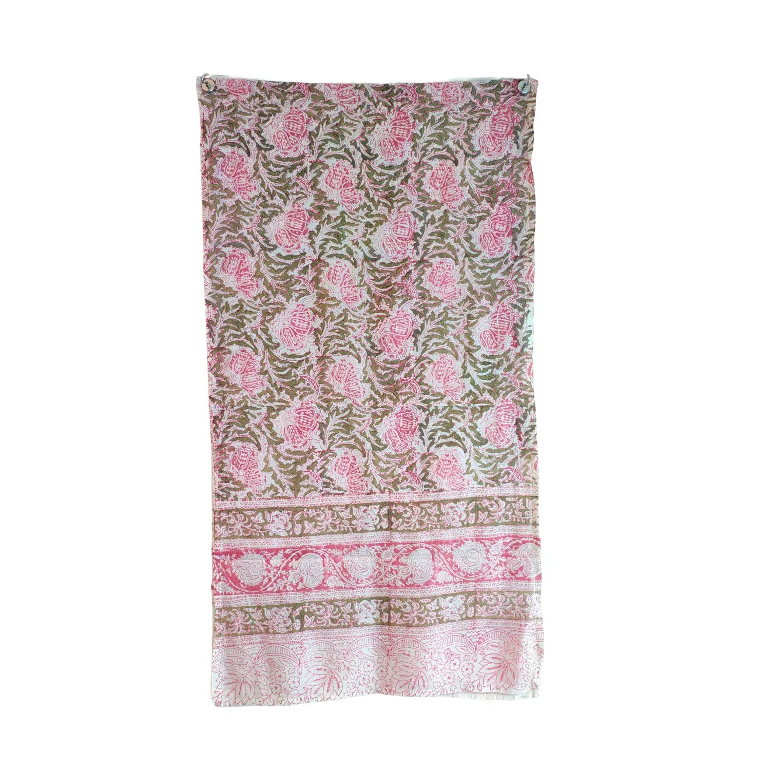 Hand Block Printed Kalamkari Cotton stole